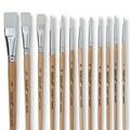 Necessities™ White Synthetic Flat & Round Brushes by Artist's Loft®